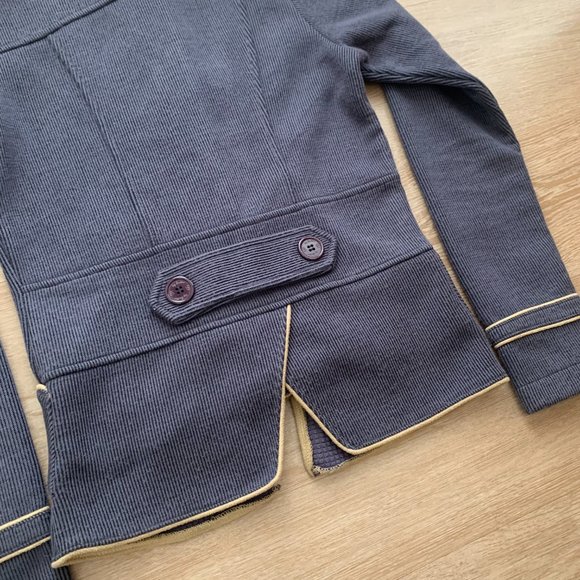 B by Burton Military Style Button Up Mid Weight Jacket Women's Size XS purple - Picture 7 of 11